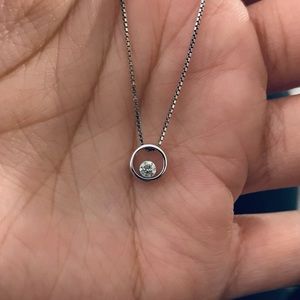 Floating Diamond Necklace